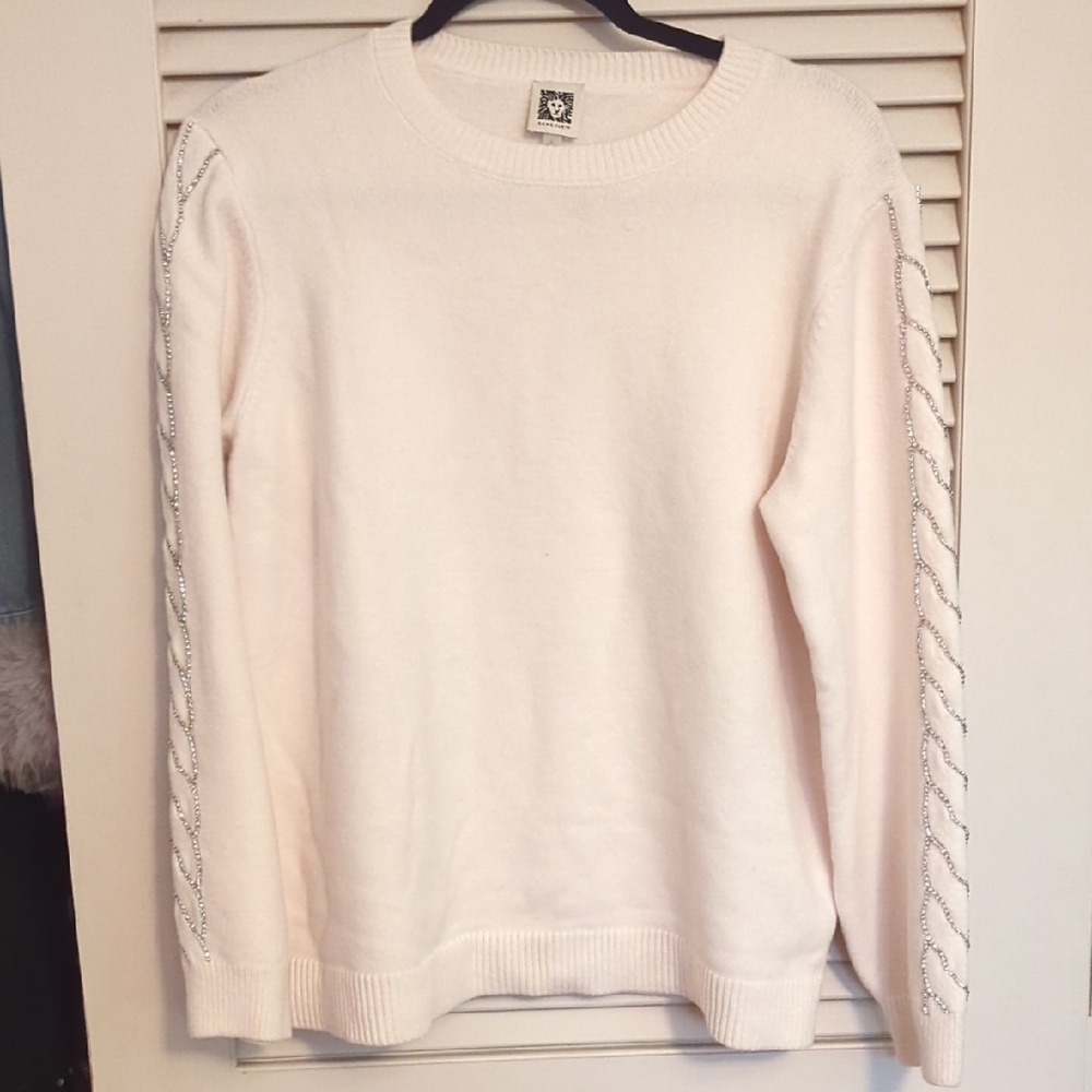 Anne Klein Women's Cream Sweater